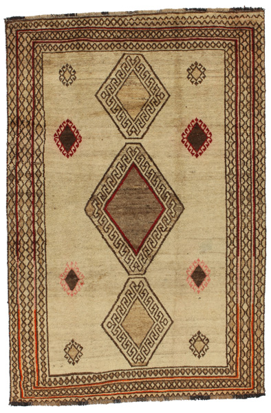 Gabbeh - Qashqai Персийски връзван килим 211x141