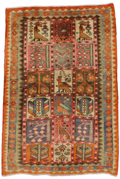 Gabbeh - Bakhtiari Персийски връзван килим 192x127