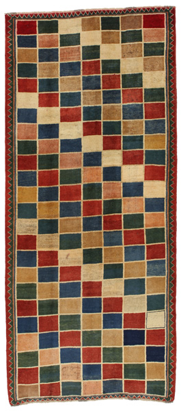 Gabbeh - Bakhtiari Персийски връзван килим 286x124