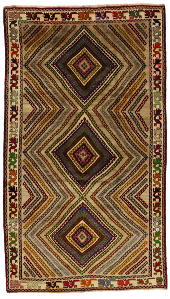 Gabbeh - Qashqai Персийски връзван килим 293x167