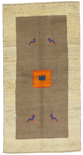 Gabbeh - Qashqai Персийски връзван килим 192x101