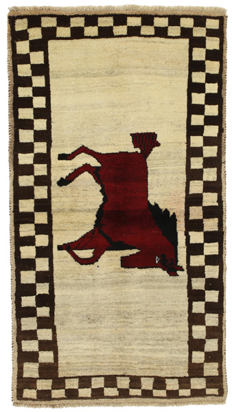 Gabbeh - Qashqai Персийски връзван килим 173x95