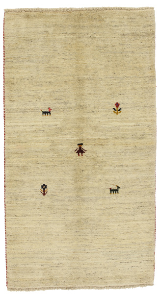 Gabbeh - Qashqai Персийски връзван килим 197x106