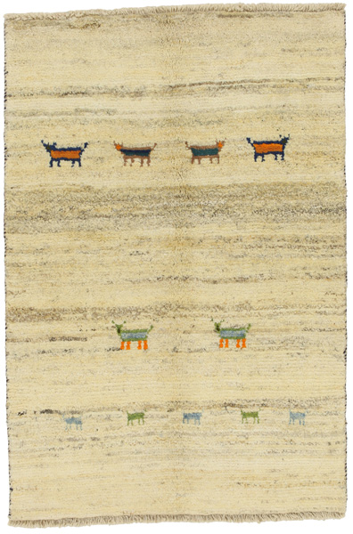 Gabbeh - Qashqai Персийски връзван килим 154x104