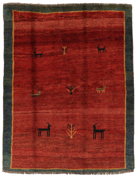 Gabbeh - Qashqai Персийски връзван килим 185x146