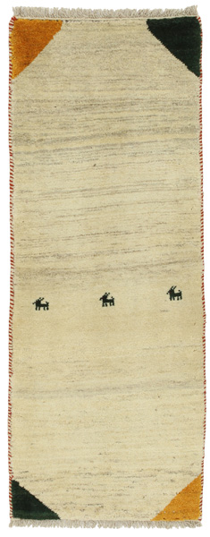 Gabbeh - Qashqai Персийски връзван килим 157x61