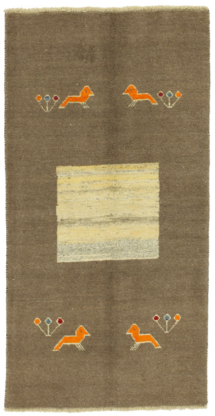 Gabbeh - Qashqai Персийски връзван килим 192x99