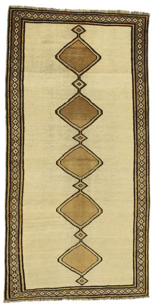 Gabbeh - Qashqai Персийски връзван килим 226x112