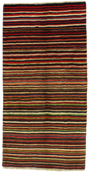 Gabbeh - Qashqai Персийски връзван килим 194x98