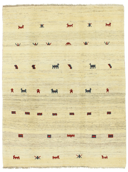 Gabbeh - Qashqai Персийски връзван килим 199x152