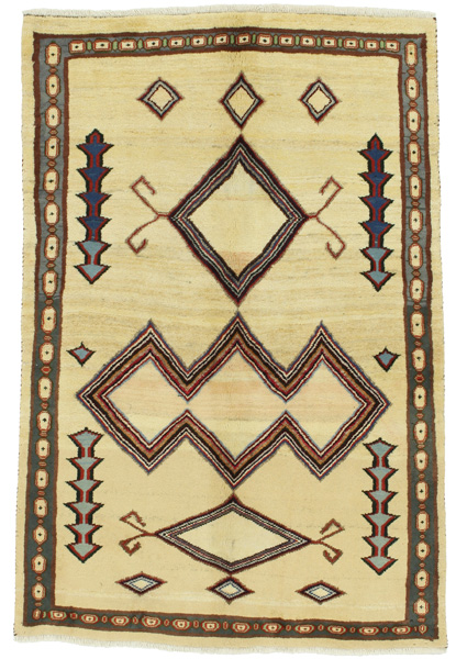 Gabbeh - Qashqai Персийски връзван килим 173x117
