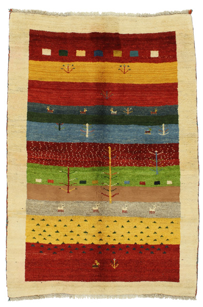Gabbeh - Qashqai Персийски връзван килим 175x116