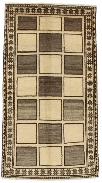 Gabbeh - Qashqai Персийски връзван килим 210x115