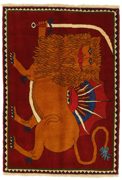 Kashkooli - Gabbeh Персийски връзван килим 144x101