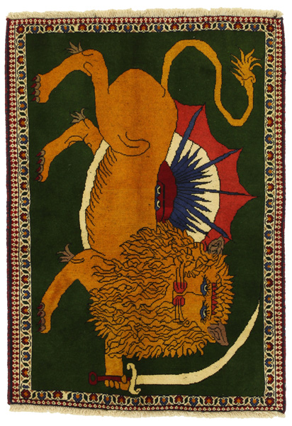 Kashkooli - Gabbeh Персийски връзван килим 145x104