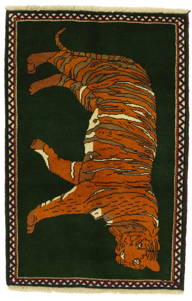 Kashkooli - Gabbeh Персийски връзван килим 127x84