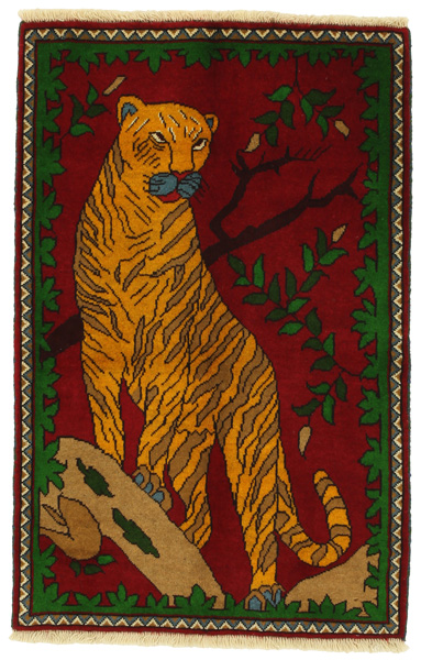 Kashkooli - Gabbeh Персийски връзван килим 128x83