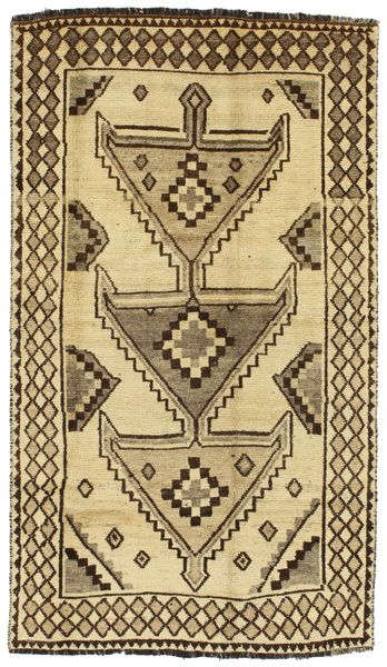 Gabbeh - Bakhtiari Персийски връзван килим 215x124