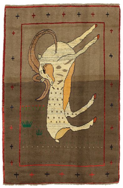Gabbeh - Qashqai Персийски връзван килим 230x153