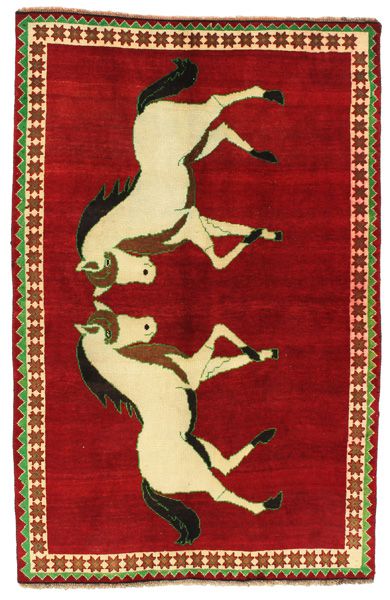 Gabbeh - Qashqai Персийски връзван килим 185x120