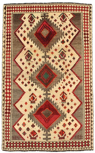Gabbeh - Qashqai Персийски връзван килим 235x145