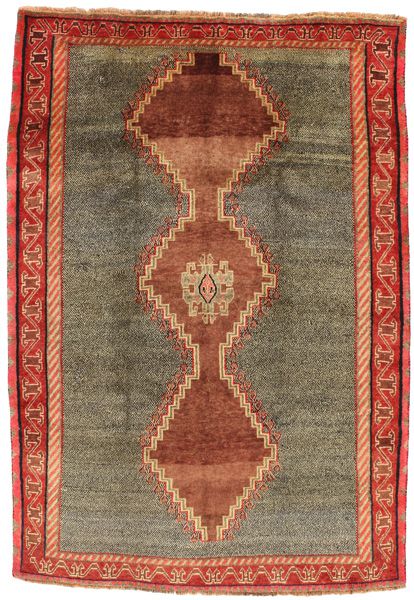 Gabbeh - Qashqai Персийски връзван килим 228x160