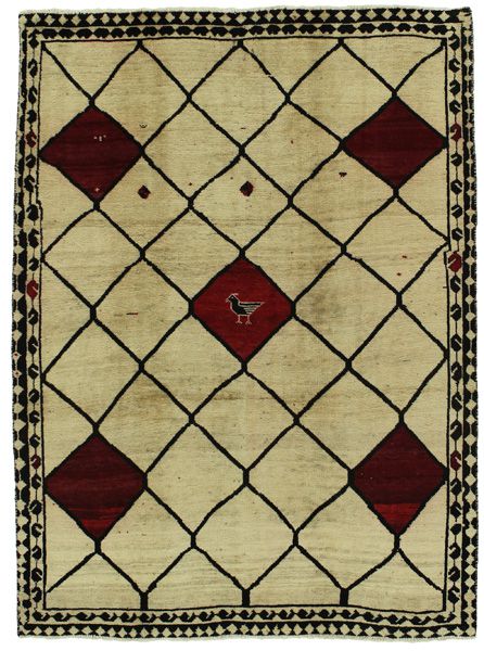 Gabbeh - Qashqai Персийски връзван килим 220x160