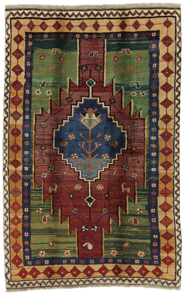 Gabbeh Персийски връзван килим 200x128