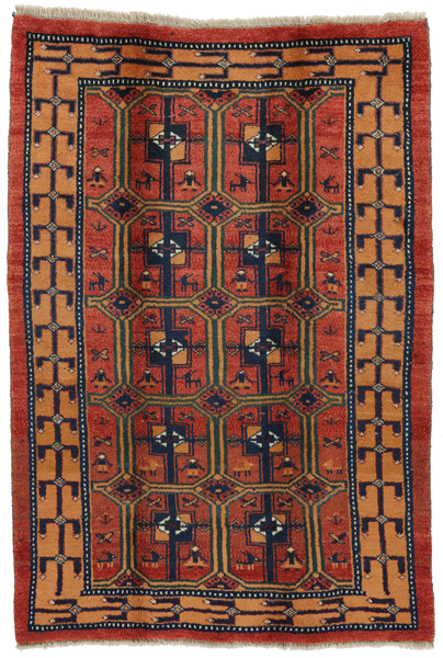 Gabbeh Персийски връзван килим 205x142