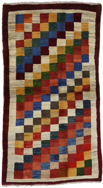 Gabbeh - Qashqai Персийски връзван килим 180x98