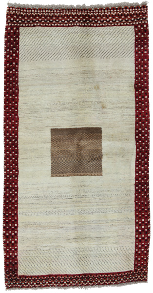 Gabbeh - Qashqai Персийски връзван килим 199x104