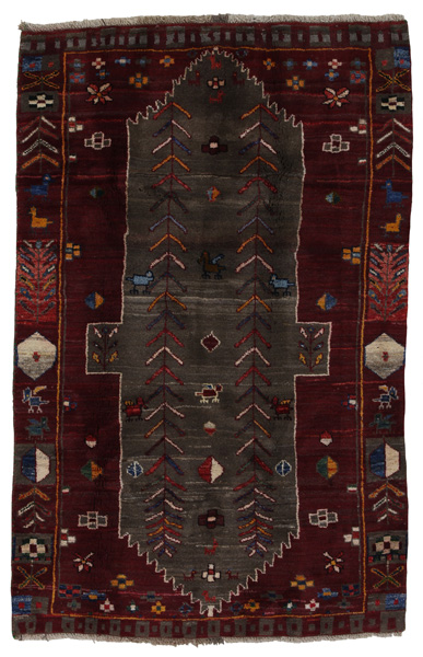 Gabbeh - Qashqai Персийски връзван килим 204x134
