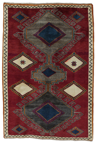 Gabbeh - Qashqai Персийски връзван килим 203x132