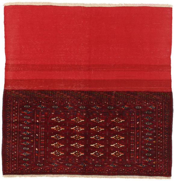 Yomut - Бухара Персийски връзван килим 125x126