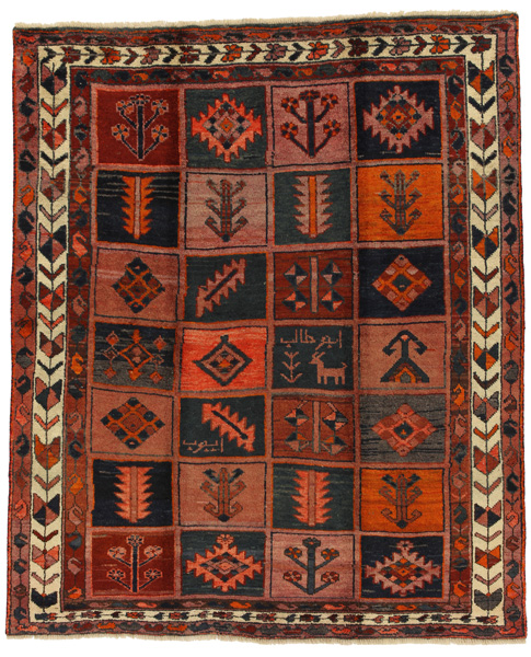 Bakhtiari - Qashqai Персийски връзван килим 201x167