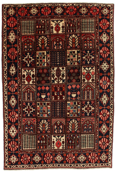 Bakhtiari Персийски връзван килим 305x206