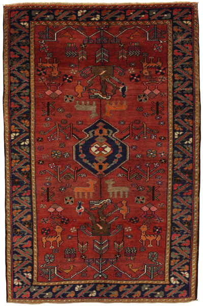 Qashqai - Shiraz Персийски връзван килим 228x149