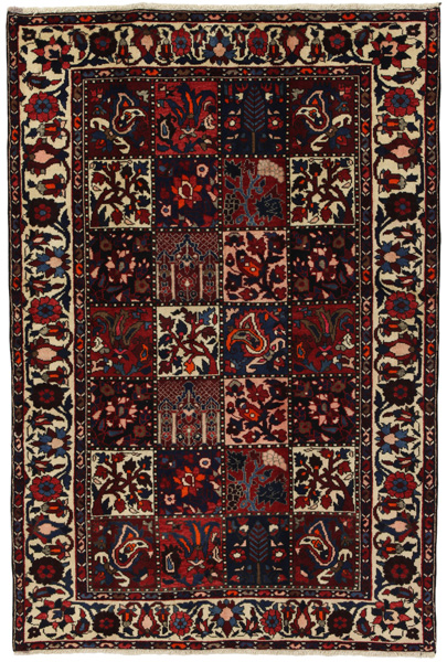 Bakhtiari Персийски връзван килим 217x145