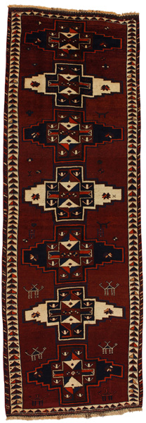 Lori - Qashqai Персийски връзван килим 409x139