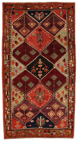 Bakhtiari Персийски връзван килим 288x152