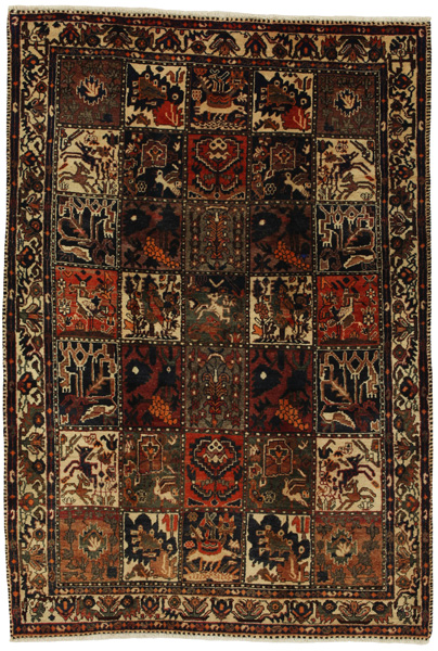 Bakhtiari Персийски връзван килим 229x156