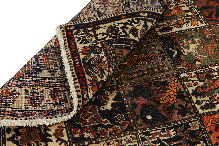 Bakhtiari Персийски връзван килим 229x156 - Снимка 4