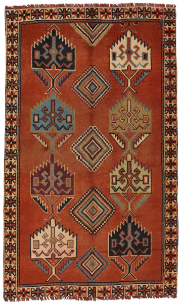 Qashqai - Gabbeh Персийски връзван килим 186x111