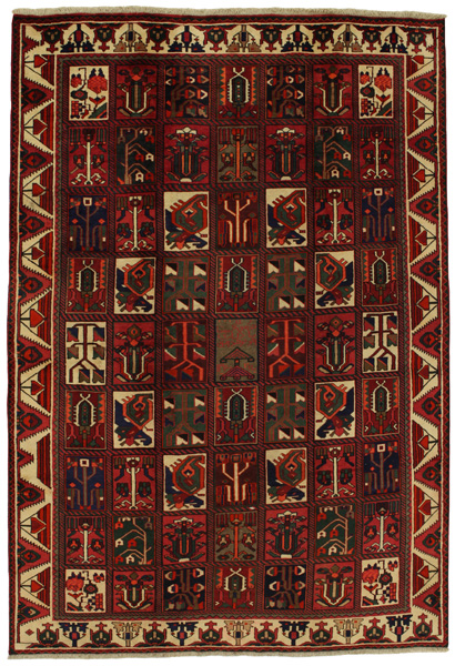 Bakhtiari Персийски връзван килим 291x201