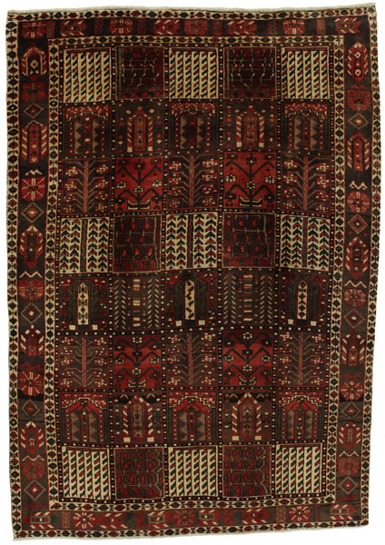 Bakhtiari Персийски връзван килим 295x206