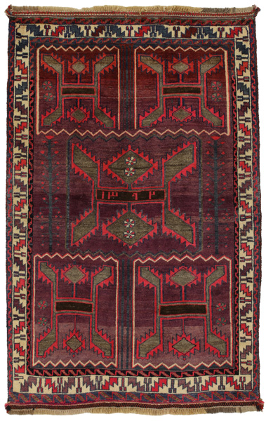 Lori - Qashqai Персийски връзван килим 202x127