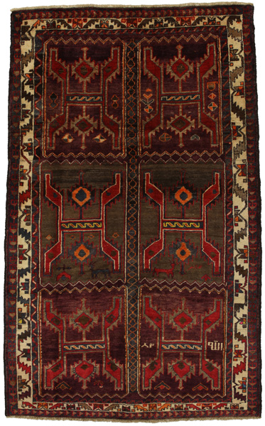 Lori - Bakhtiari Персийски връзван килим 223x136