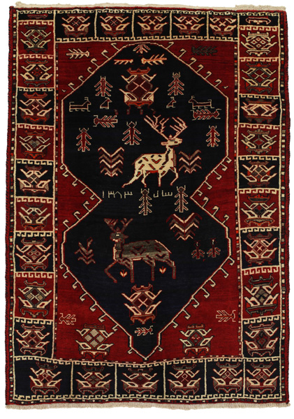 Sirjan - Qashqai Персийски връзван килим 218x154