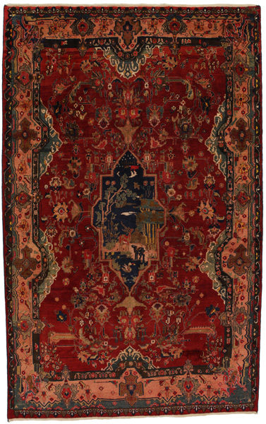 Jozan - Sarouk Персийски връзван килим 372x228