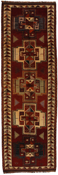 Bakhtiari - Gabbeh Персийски връзван килим 382x124